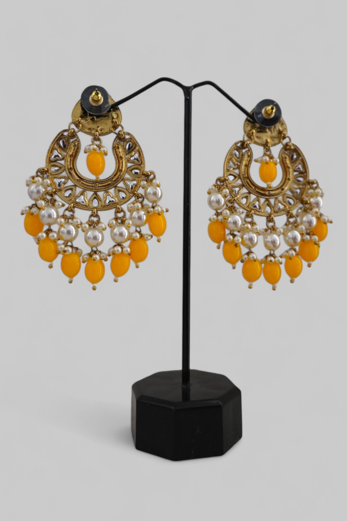 Heer Yellow Pearl Earrings