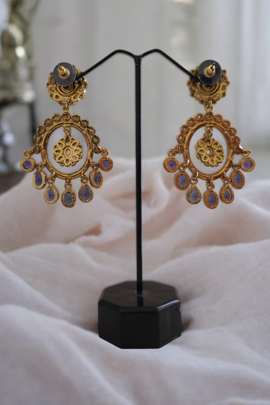 Champa Purple Earrings