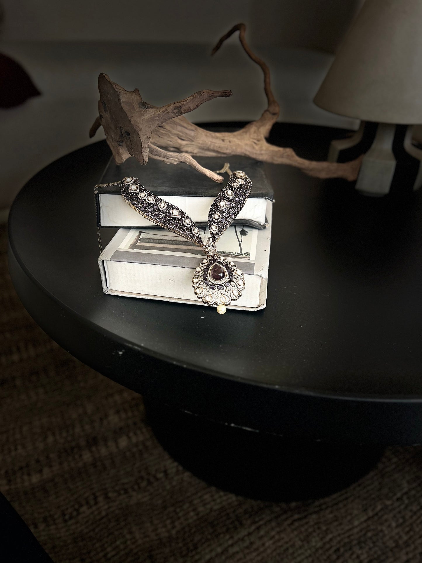 Pink Statement Choker