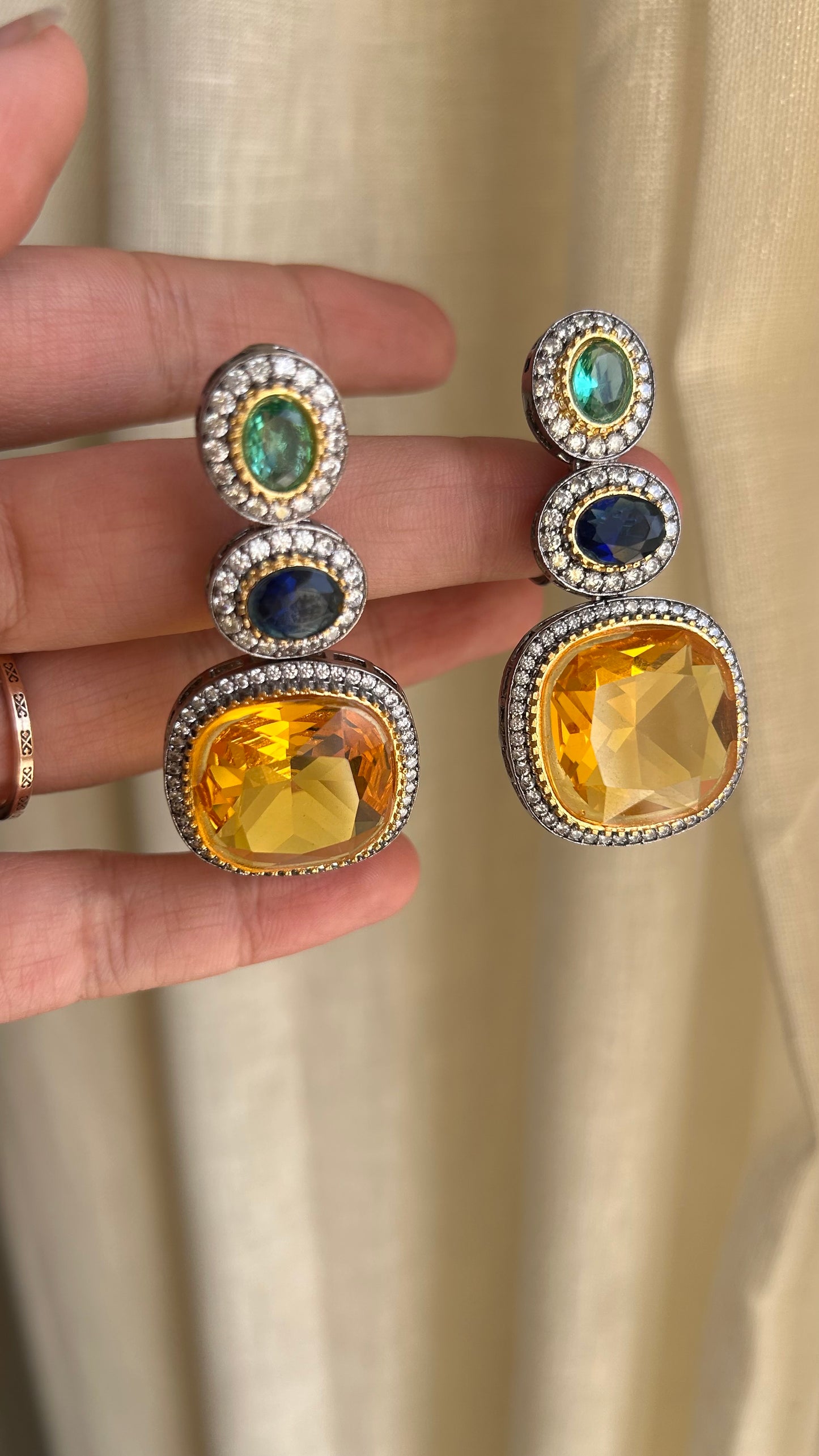 Citrine Dangle Earrings