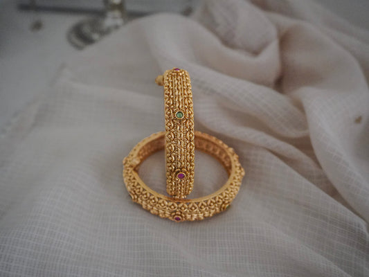 Antique Temple Stone Bangles