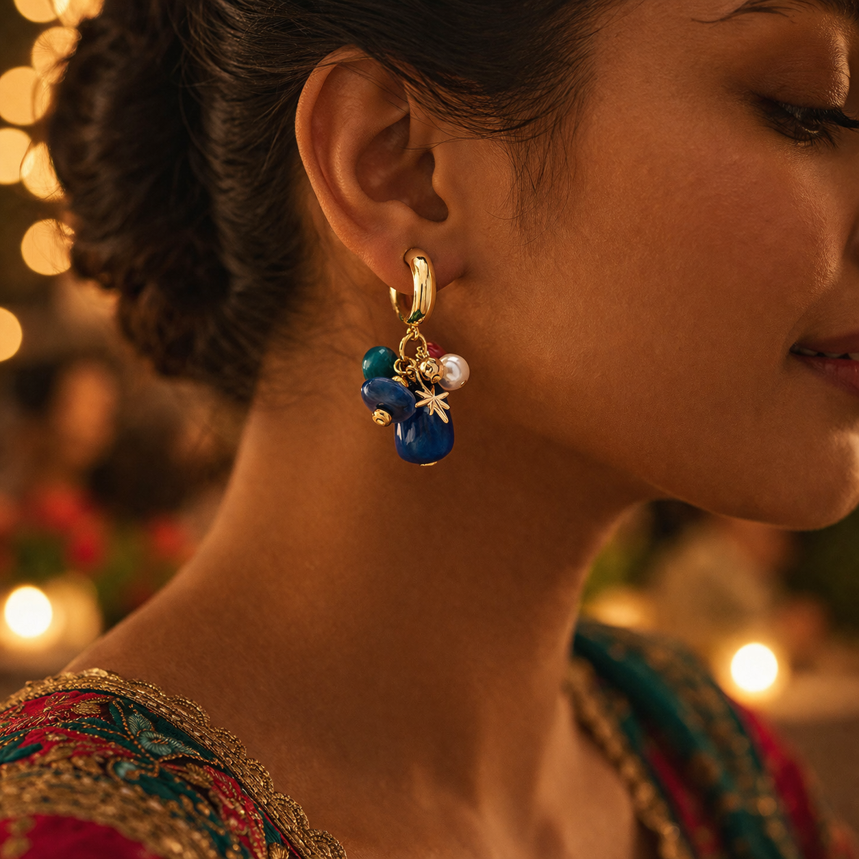 Carnival Charm Drop Earrings