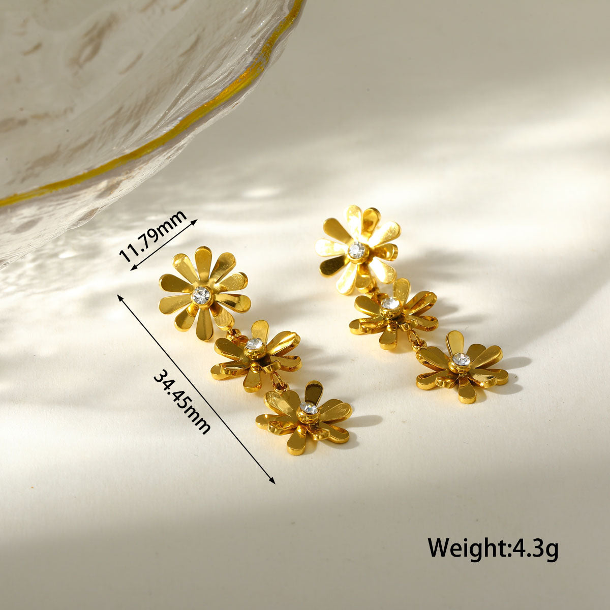 Daisy Chain Drop Earrings