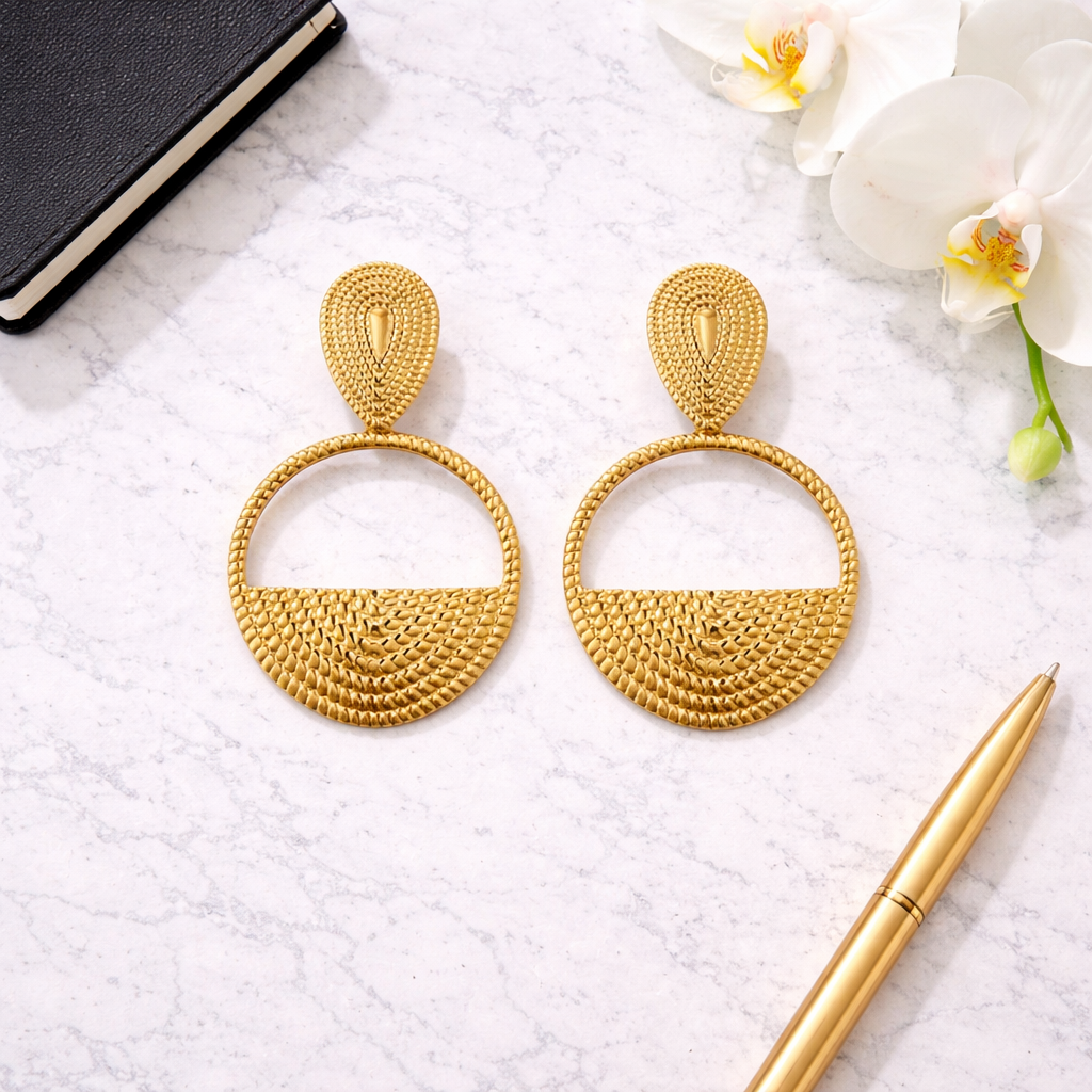 Eclipse Drop Earrings