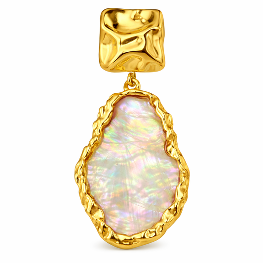 Iris Pearl Drop Earrings