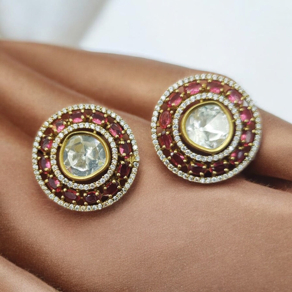 Pink Aria Stud Earrings