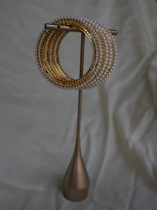 Classic Pearl Bangles