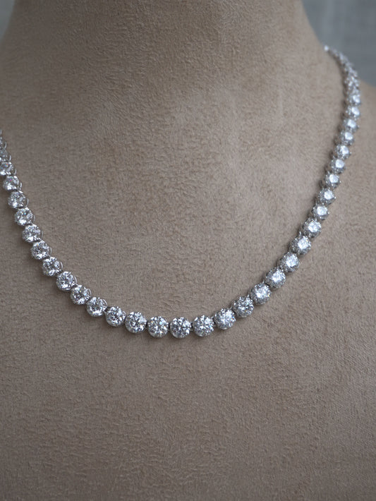 Classic Tennis Necklace Set