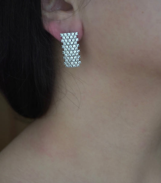 Diamond Hasli Necklace Set (Necklace & Earrings)