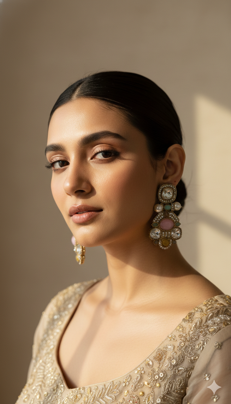 Pastel Amara Festive Earrings
