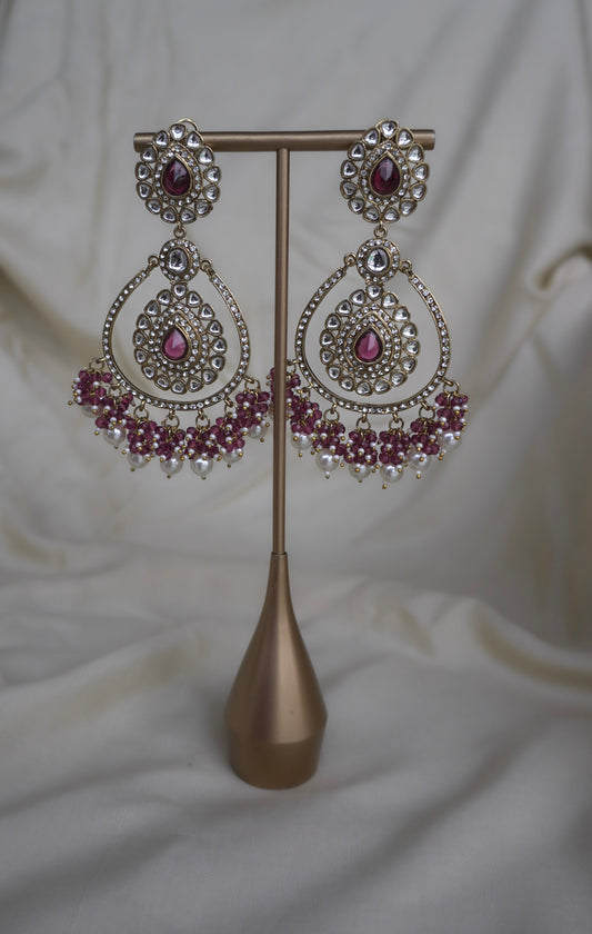 Tiasha Wine Earrings