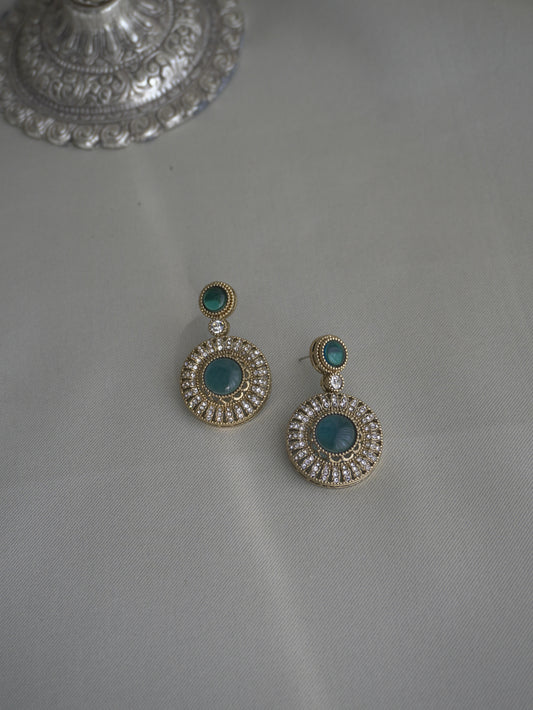 Sora Round Drop Earrings