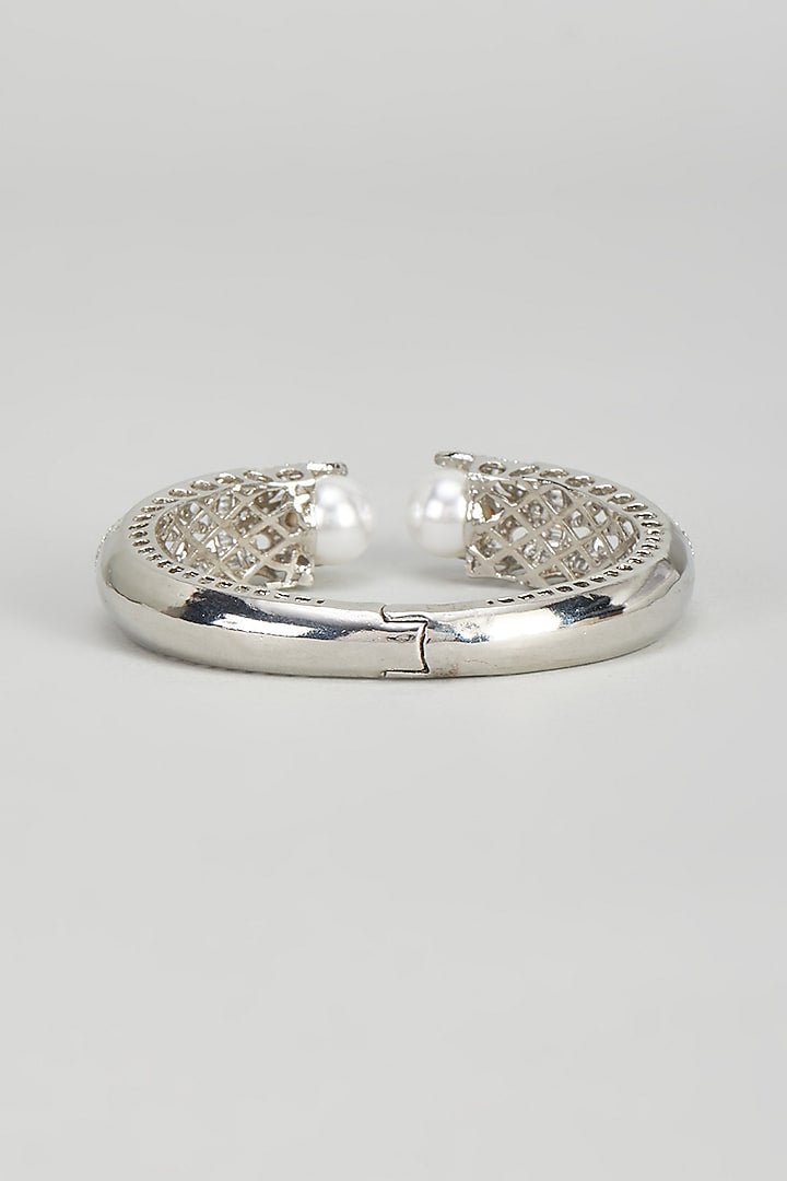 Zirconia Pearl Statement Cuff