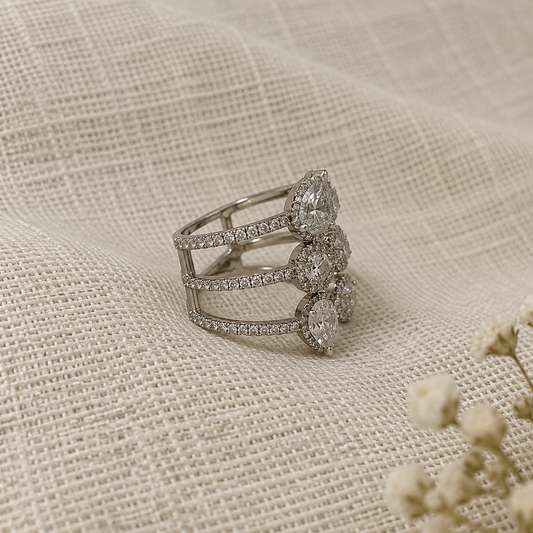 Sienna Layered Halo Ring
