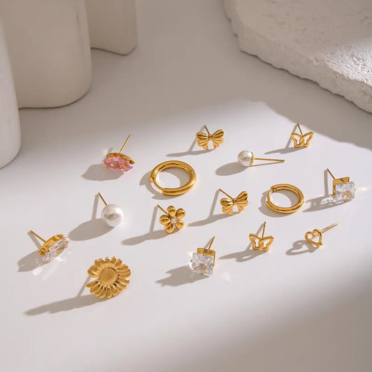 Mini Everyday Earrings Set (3-Pair Combo)