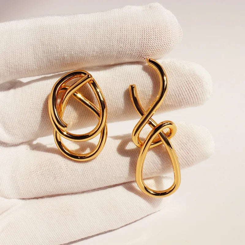 Infinity Twist Earrings