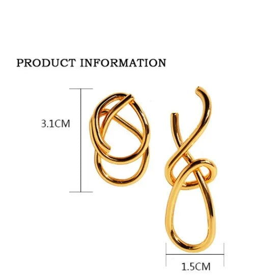 Infinity Twist Earrings