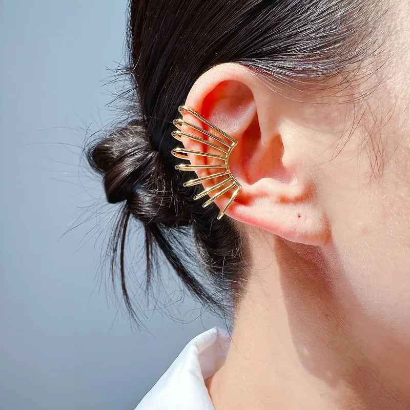 Aurelia Open Loop Gold Ear Cuff