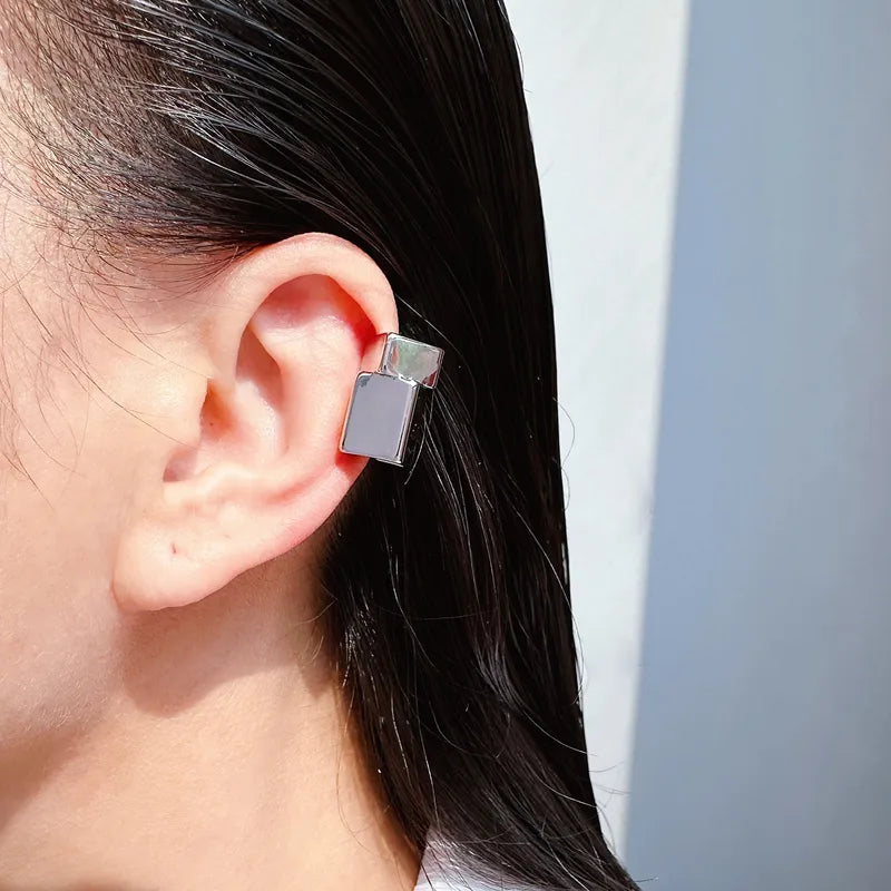 Geometric Block Ear Cuff