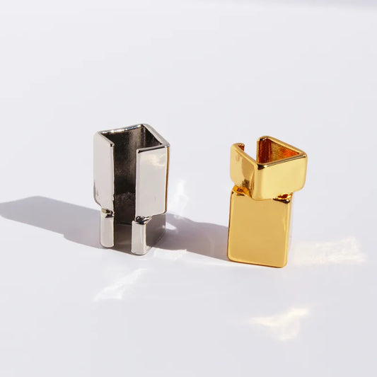 Geometric Block Ear Cuff