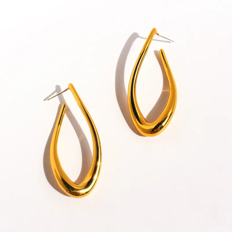 Molten Flow Drop Earrings