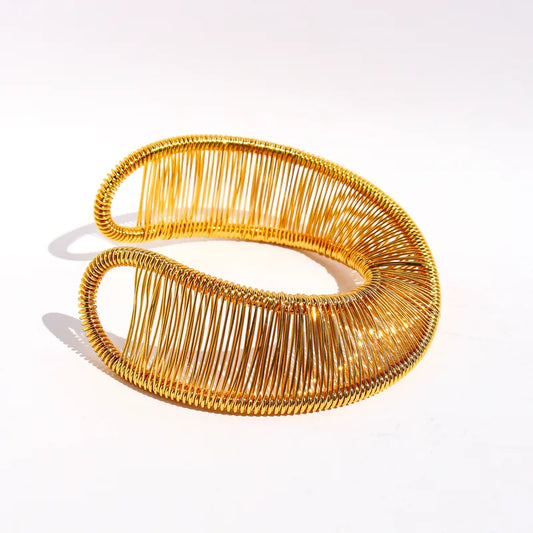 Braided Wire Statement Cuff
