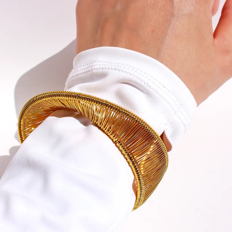 Braided Wire Statement Cuff