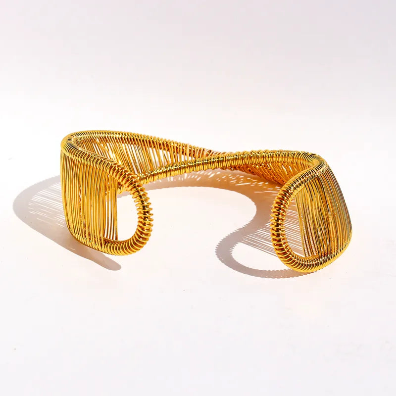 Braided Wire Statement Cuff