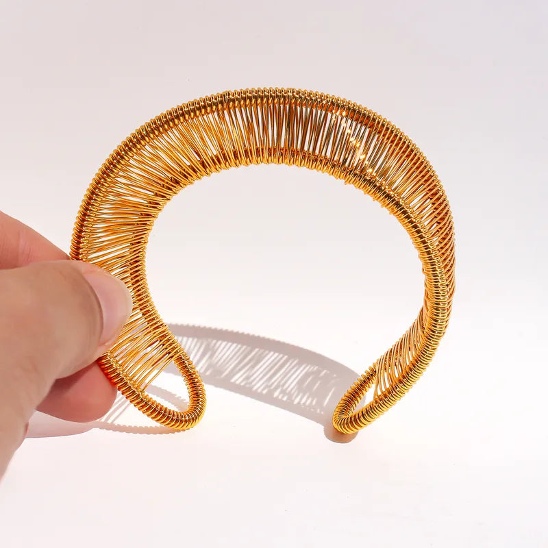 Braided Wire Statement Cuff