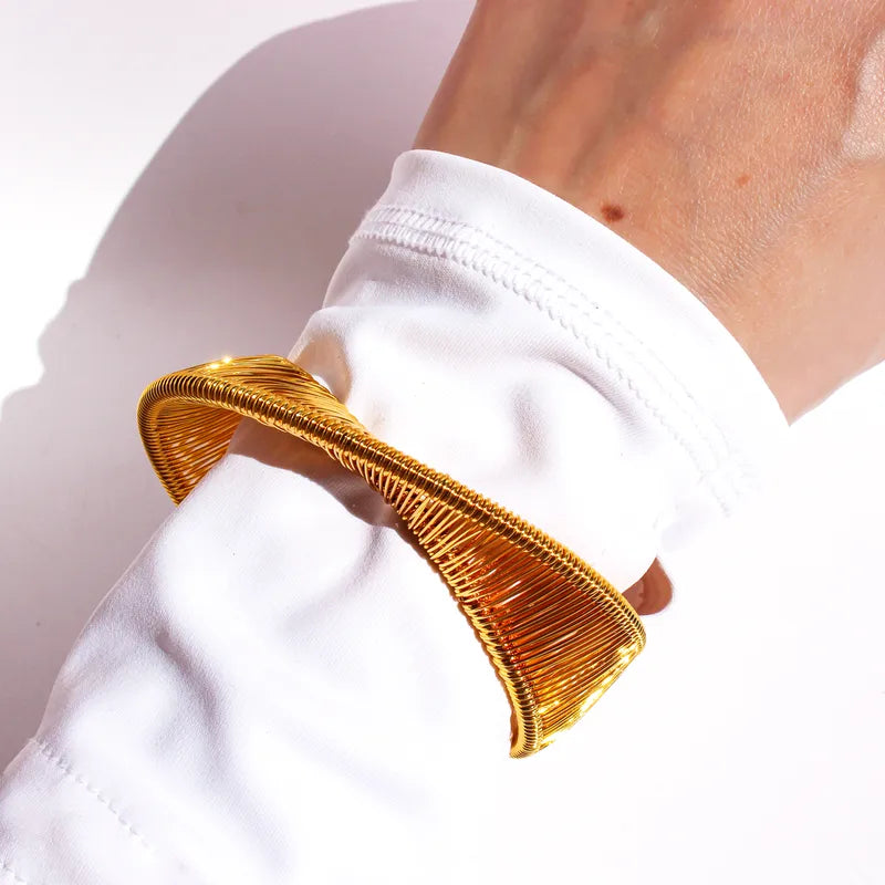 Braided Wire Statement Cuff