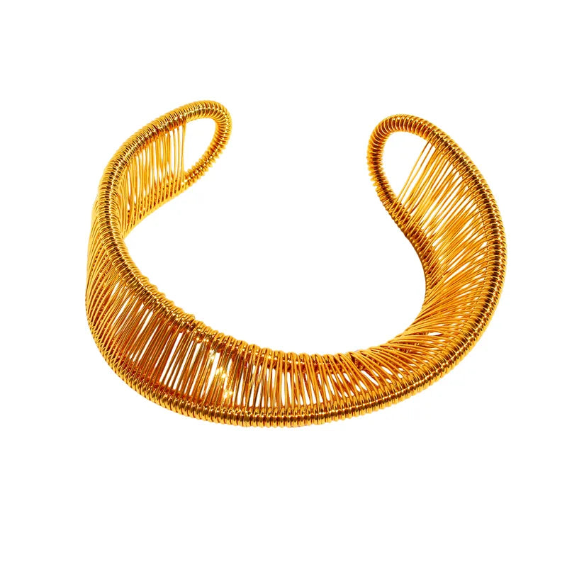 Braided Wire Statement Cuff