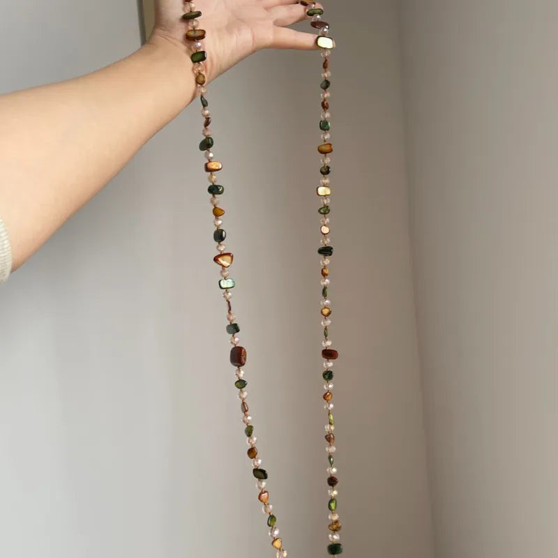 Boheme Earth Double Layer Necklace