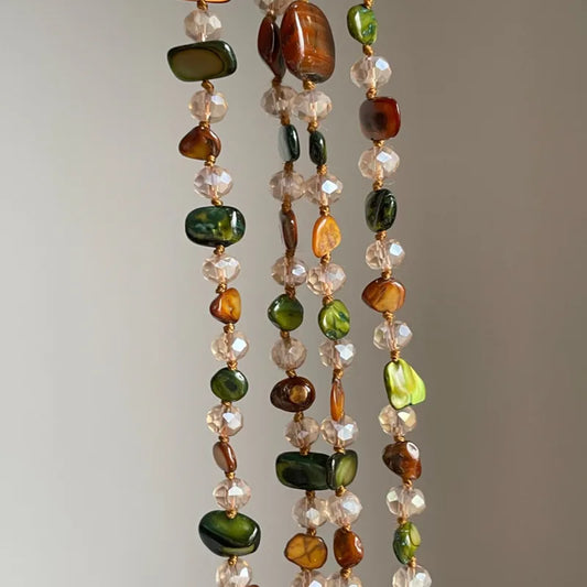 Boheme Earth Double Layer Necklace