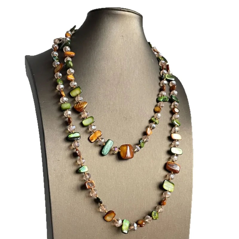 Boheme Earth Double Layer Necklace