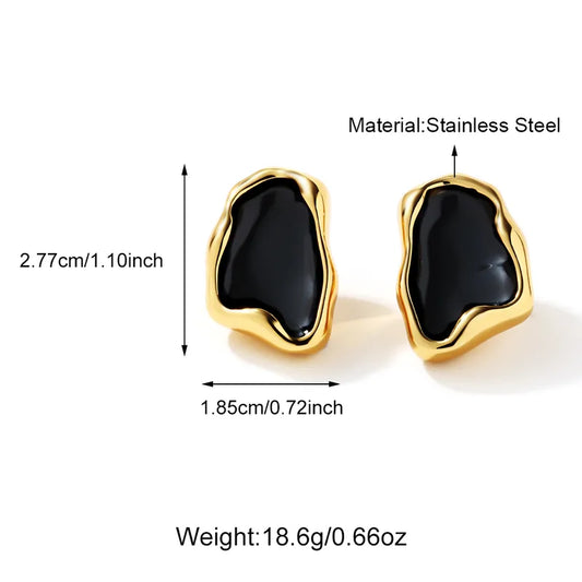 Aura Drip Stud Earrings