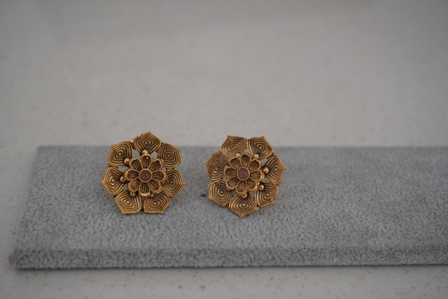 Phool Brass Studs