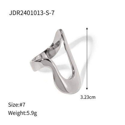 Aurra Wave Statement Ring