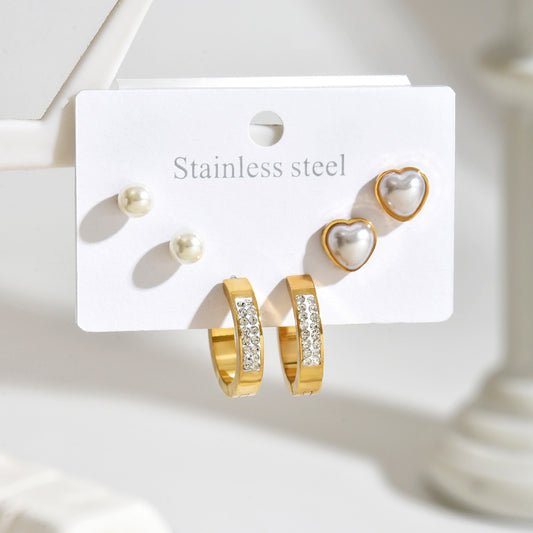 Everyday Icons Earring Set (Set of 3 Pairs)