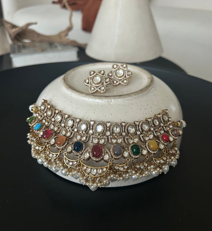 Pink Statement Choker