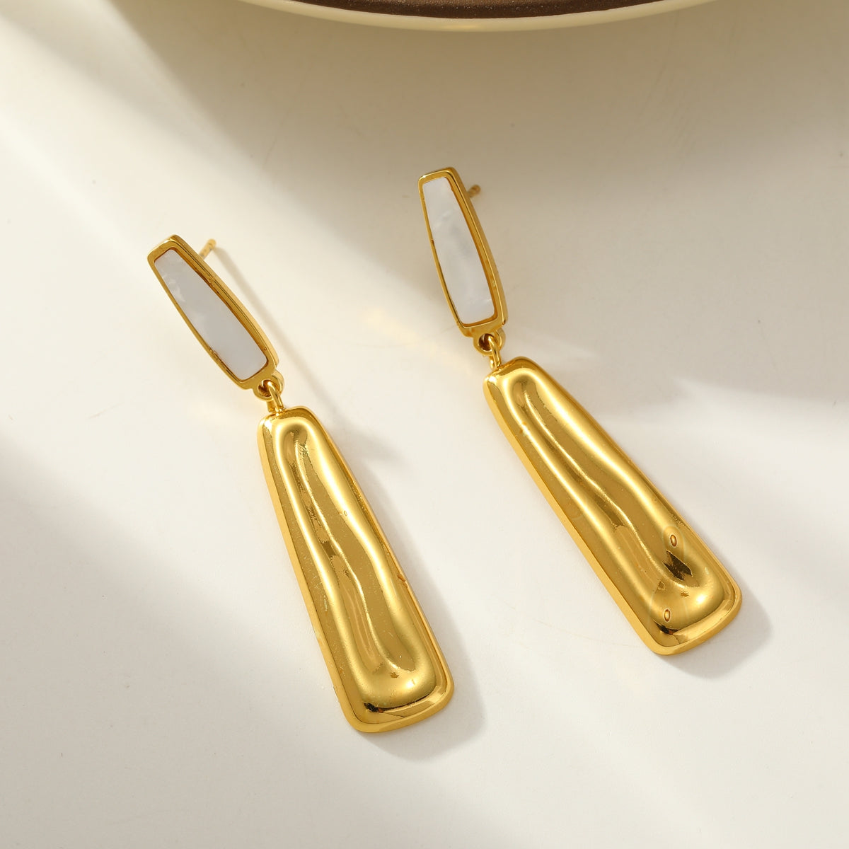 Elara Gold Drop Earrings