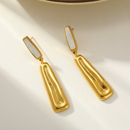 Elara Gold Drop Earrings