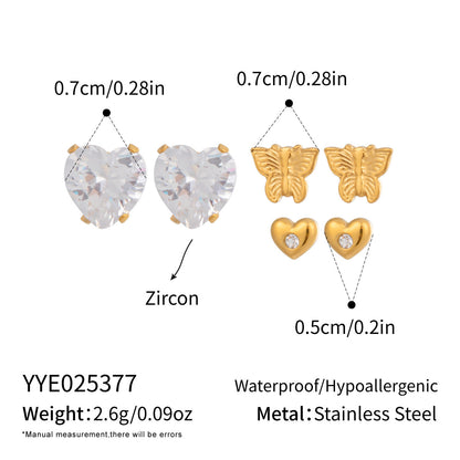 Mini Everyday Earrings Set (3-Pair Combo)
