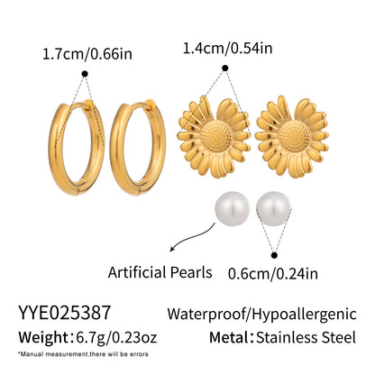 Mini Everyday Earrings Set (3-Pair Combo)