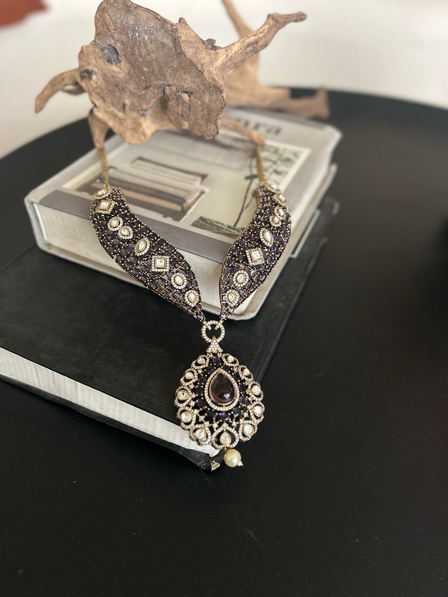 Pink Statement Choker