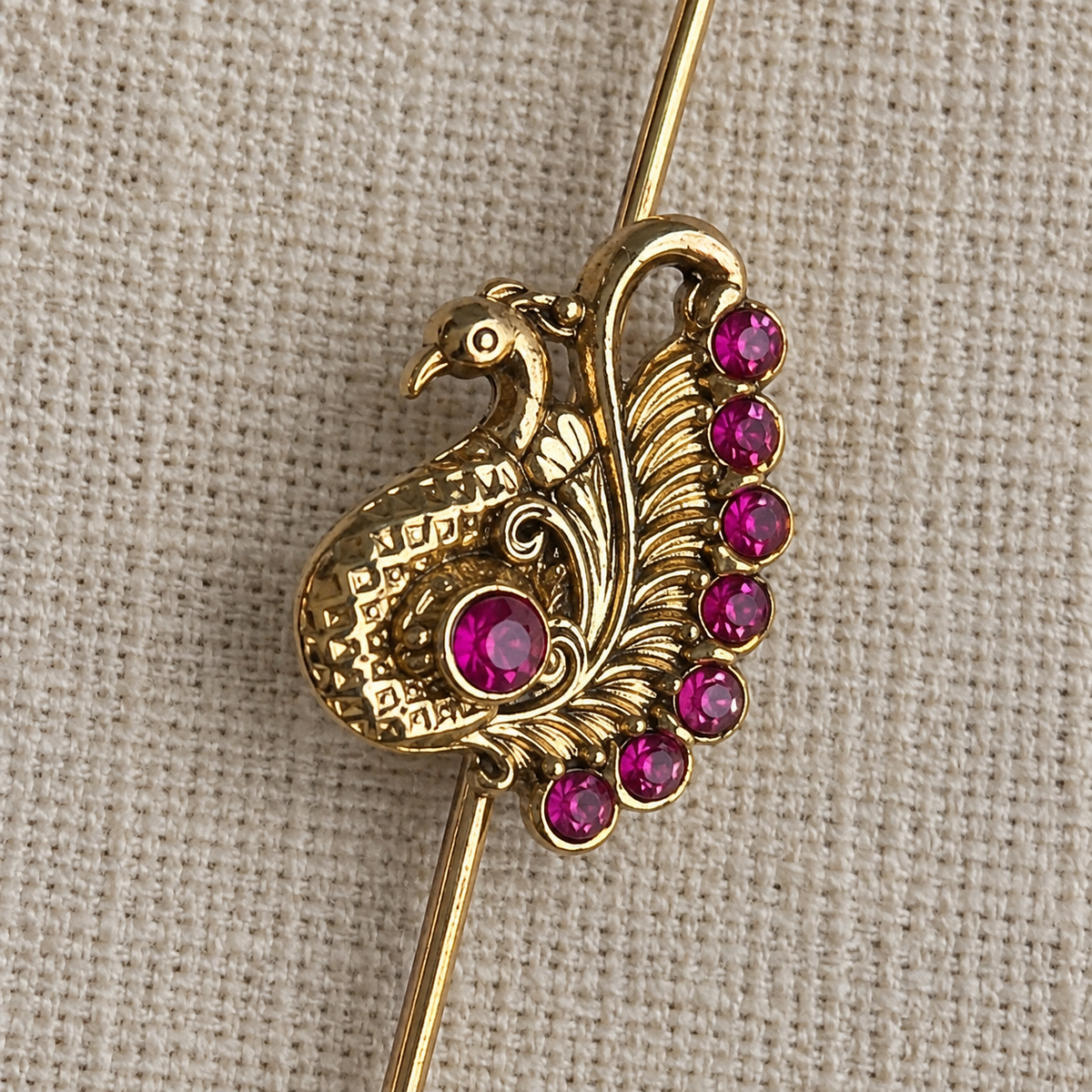 Ruby Kalapi Peacock Ear Cuffs