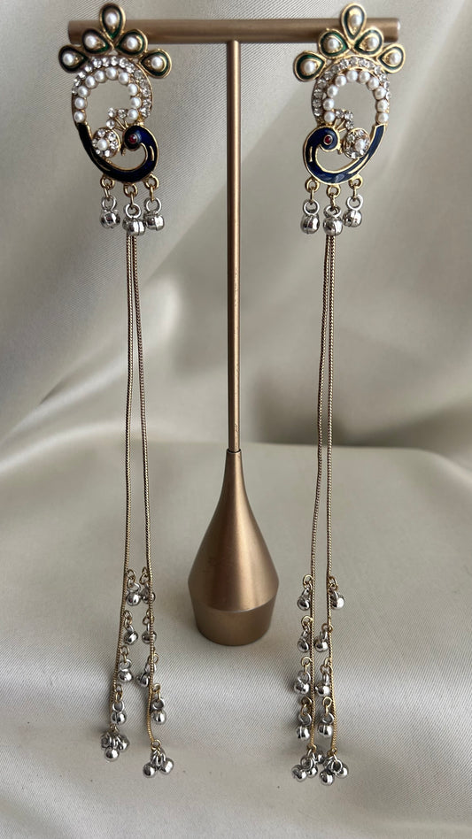 Mor Kashmiri Earrings