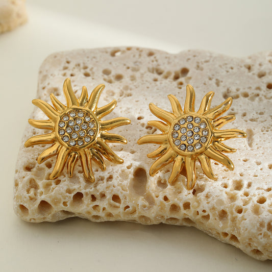 Solar Flare Stud Earrings