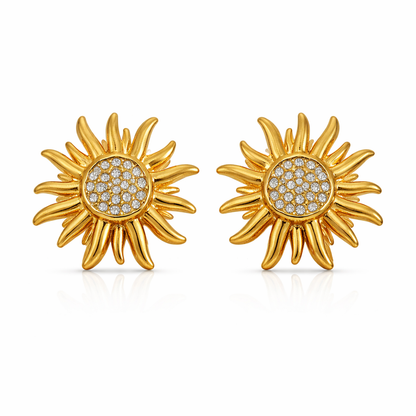 Solar Flare Stud Earrings