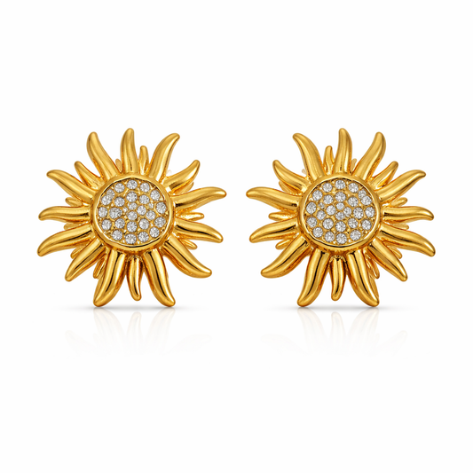 Solar Flare Stud Earrings
