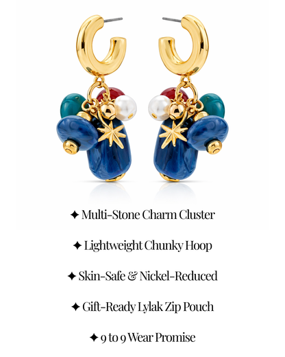 Carnival Charm Drop Earrings
